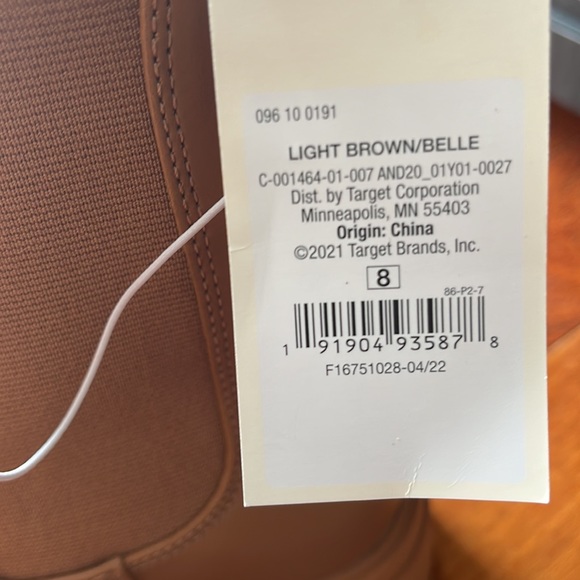 Light brown boots great for spring or fall size 8 NWT - Picture 4 of 5